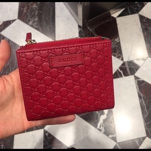 Gucci Micro GG Guccissima small wallet